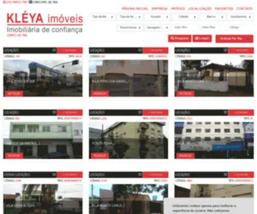 Kleyaimoveis.com.br(Imobiliária de confiança) Screenshot