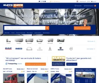 Kleyntrucks.nl(Kleyn Trucks.nl) Screenshot