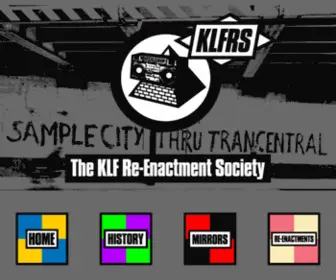 KLFRS.com(The KLF Re) Screenshot