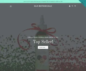 KLhbotanicals.com(Natural Hair) Screenshot