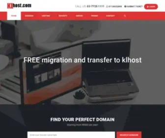 Klhost.com(Your Success is our Business) Screenshot