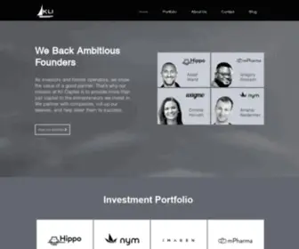 Klicapital.vc(Kli Capital) Screenshot