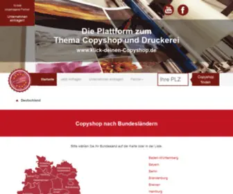 Klick-Deinen-Copyshop.de(Copyshop) Screenshot