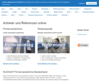 Klick-IT.de(Online Firmenverzeichnis) Screenshot