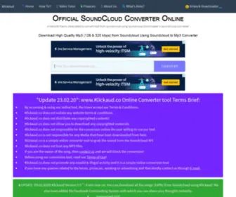 Klickaud.net(Soundcloud Downloader) Screenshot