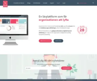 Klickdata.se(A great Learning Management System) Screenshot