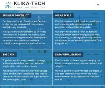 Klika-Tech.com(Iot product development) Screenshot