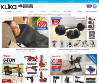 Klika.com.au(Australia's Favourite Online Shopping Store) Screenshot