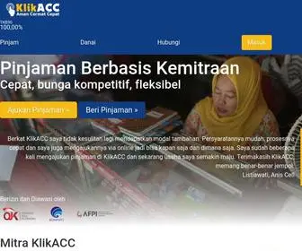 Klikacc.co.id Screenshot