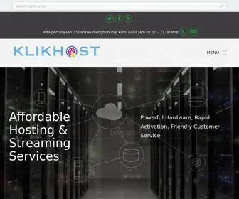 Klikhost.com(Klik Host) Screenshot