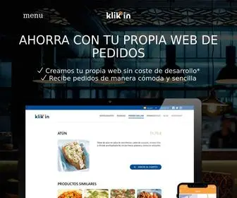 Klikin.com(Tu App y Web de pedidos para tu Restaurante) Screenshot