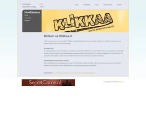 Klikkaa.nl(Klikkaa Website Promotie) Screenshot