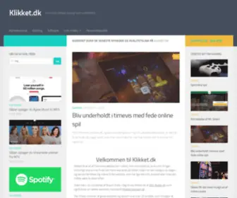 Klikket.dk(Danmarks) Screenshot