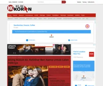 Klikkoran.com(KLIK KORAN) Screenshot