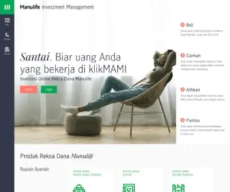 Klikmami.com(Mulai Investasi Reksa Dana Online Terpercaya Manulife) Screenshot