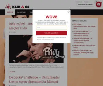 Klikogse.dk(Klik & Se) Screenshot