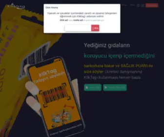 Kliktag.com(Ürün bilgilerini barkodundan tanıyan KlikTag) Screenshot