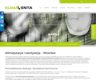 Klima-Venta.pl(KLIMA-VENTA Wrocław) Screenshot