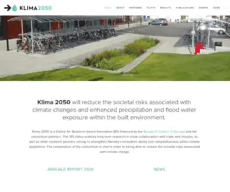 Klima2050.no(Klima 2050) Screenshot