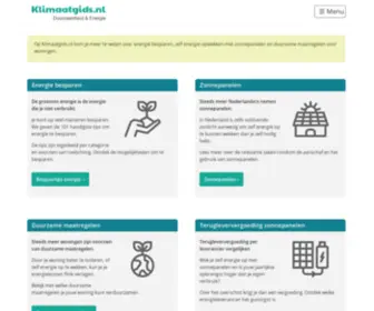 Klimaatgids.nl(Duurzaamheid & Energie) Screenshot