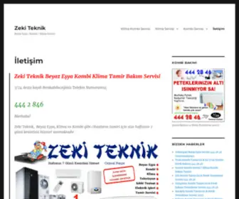 Klimakombiservisi.com(Zeki Teknik) Screenshot