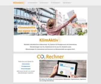 Klimaktiv.de(Infoportal) Screenshot