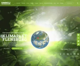 Klimapakt-Flensburg.de(Startseite) Screenshot