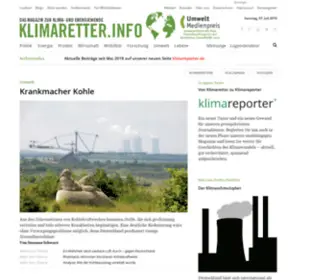 Klimaretter.info(Klimawandel) Screenshot