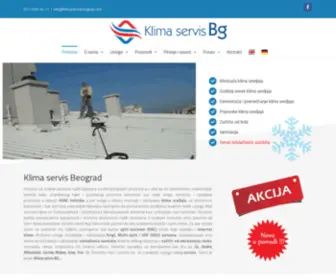 Klimaservisbeograd.com(Klima servis Beograd) Screenshot