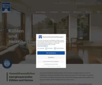 Klimashop.de(► Ihr Spezialist für Klimatechnik) Screenshot