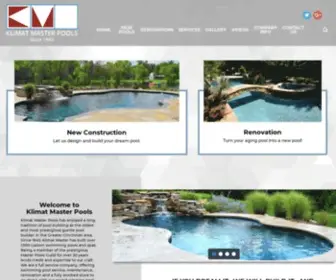 Klimatmasterpools.com(Home Klimat Master Pools KY) Screenshot