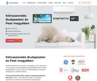 Klimavaros.hu(Klíma szerelés) Screenshot