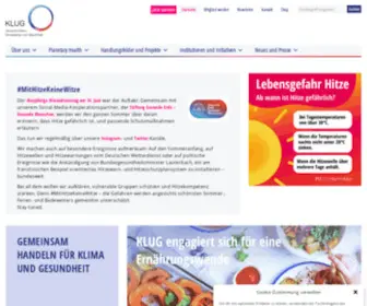 Klimawandel-Gesundheit.de(Klimawandel Gesundheit) Screenshot