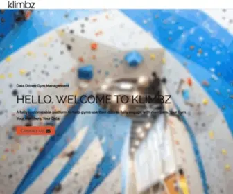 Klimbz.com(Route Management and Member Engagement Platform for the Indoor Climbing Industry) Screenshot