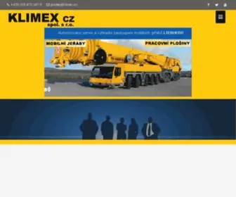 Klimex.cz(KLIMEX CZ) Screenshot