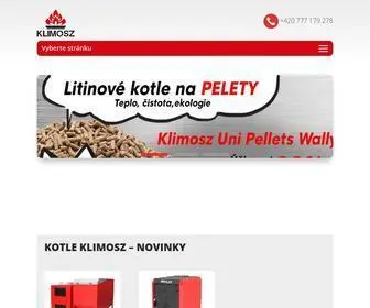 Klimosz.cz(Automatické kotle) Screenshot