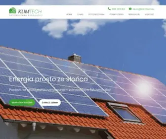 Klimtech.eu(Fotowoltaika Bydgoszcz) Screenshot