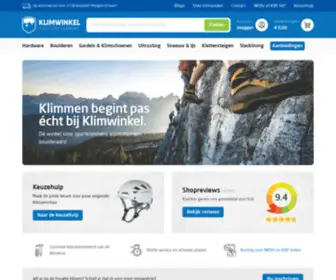 Klimwinkel.nl(Alles voor klimmers) Screenshot