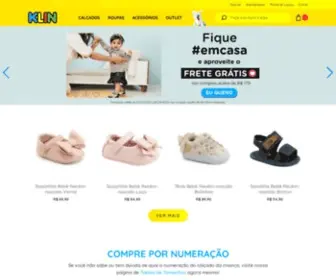 Klin.com.br(Na Klin tem tudo em calçado infantil) Screenshot