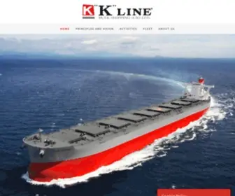 Klinebulkuk.com("K" Line Europe Ltd) Screenshot