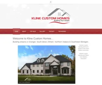 Klinecustomhomes.com(Kline Custom Homes) Screenshot