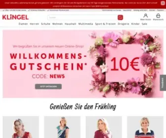 Klingel.de(Online Shop für Mode & Technik) Screenshot