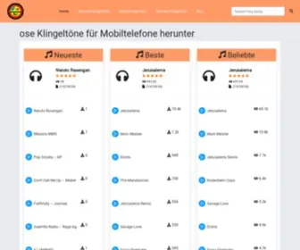 KlingeltoneMP3.com(Klingeltöne Mp3) Screenshot