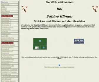 Klingersabine.de(Klingersabine) Screenshot