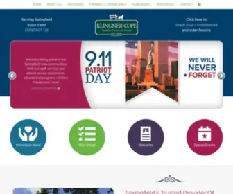 Klingnerfuneralhome.com(Funerals, Cremations & Burials of Springfield, MO) Screenshot