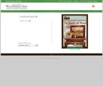 Klingsporswoodworkingcatalog.com(Klingspor's Woodworking Shop) Screenshot