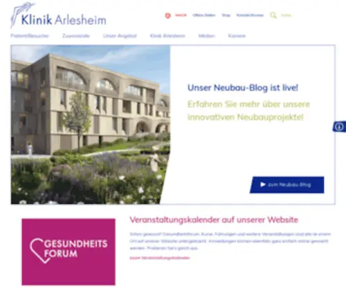 Klinik-Arlesheim.ch(Klinik Arlesheim) Screenshot