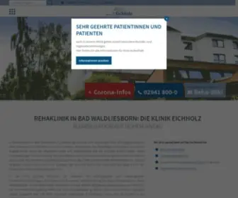 Klinik-Eichholz.de(Rehaklinik Bad Waldliesborn) Screenshot