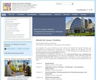 Klinik-Gastroenterologie.de(Gastroenterologie Klinik) Screenshot