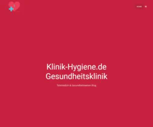 Klinik-Hygiene.de(Telemedizin & Gesundheitswesen Blog) Screenshot